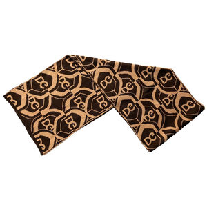 Dolce & Gabbana Brown &Tan Reversible Scarf Pre-owned